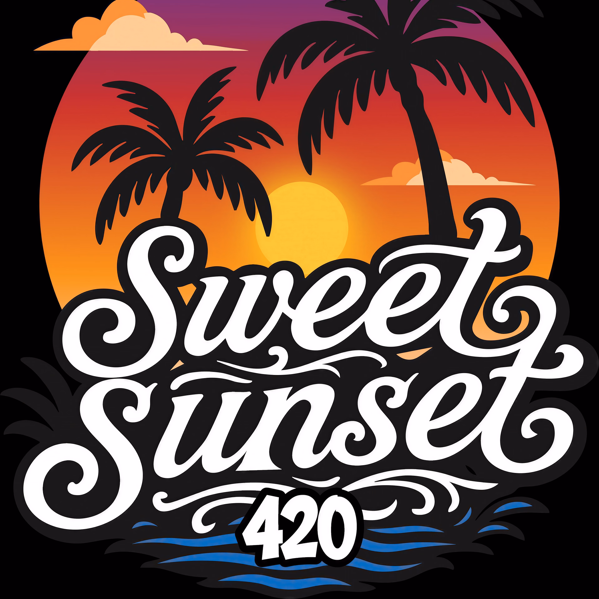 Cannabis Social Club Sweet Sunset 420 logo