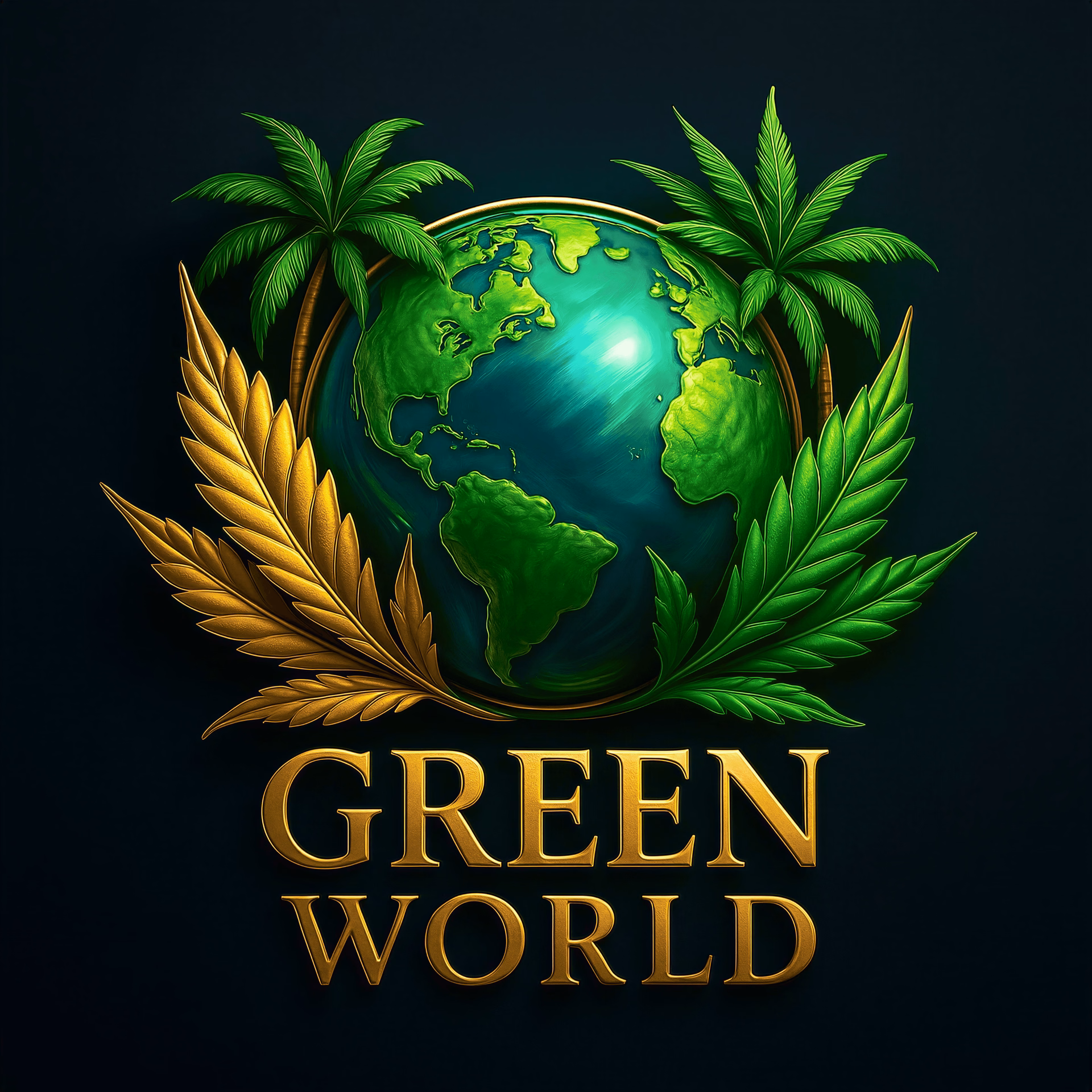 Cannabis Social Club Green World logo