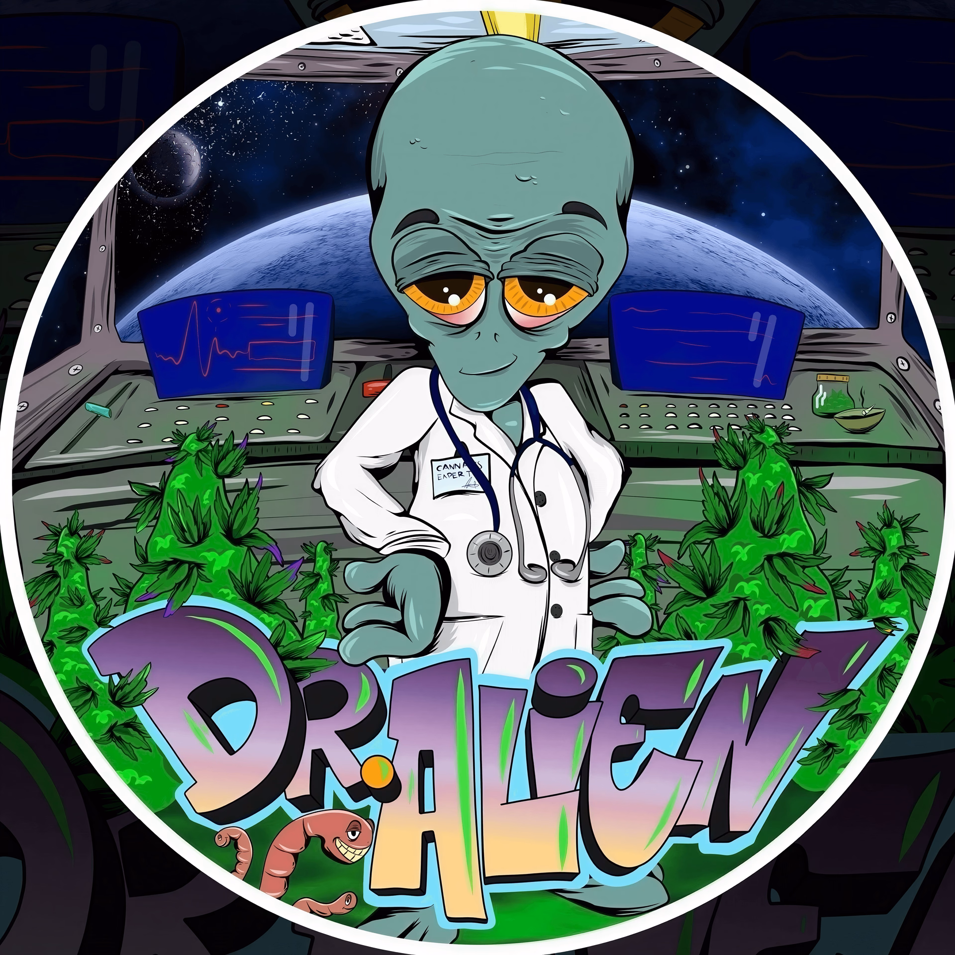 Cannabis Social Club Dr. Alien420 logo