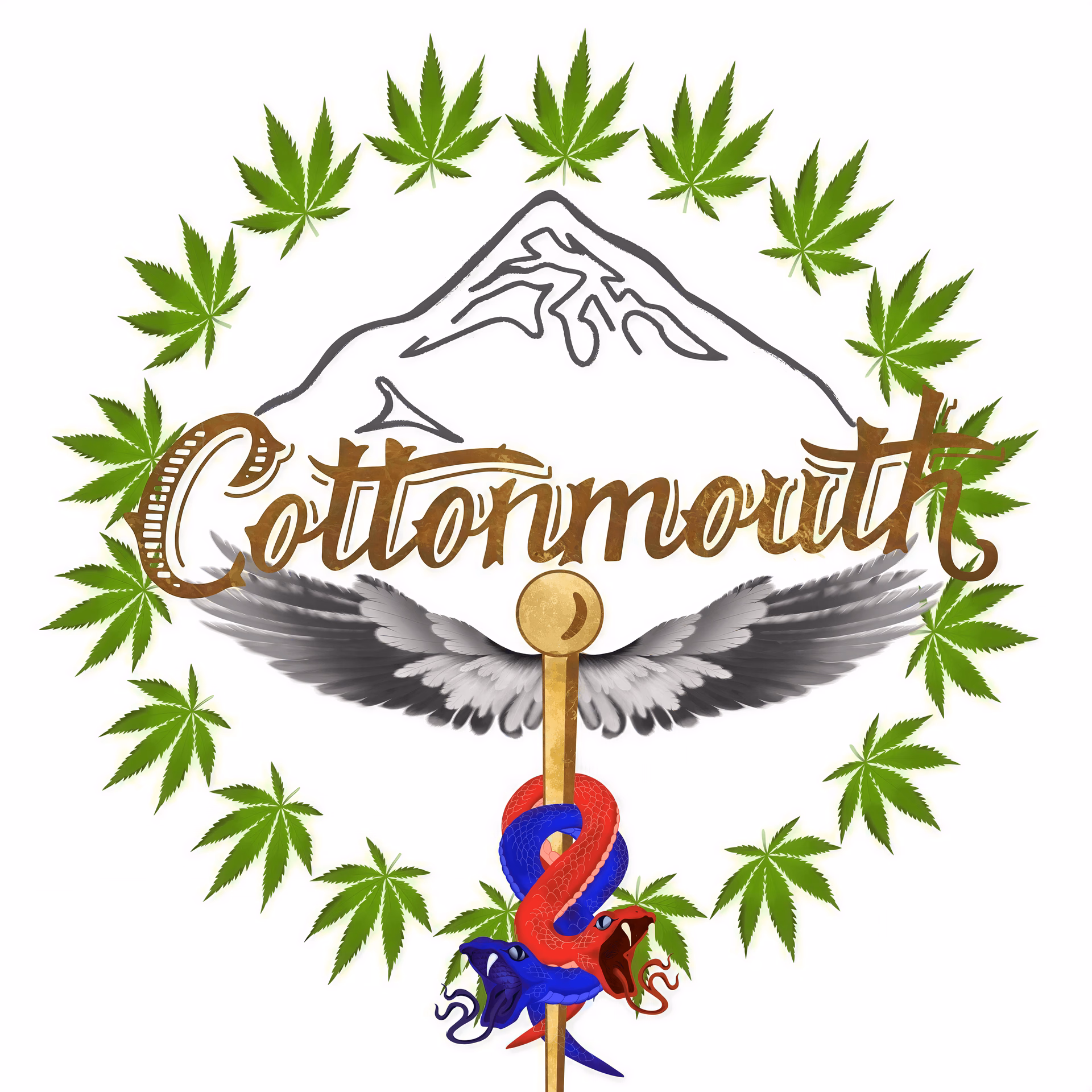 Cannabis Social Club Cottonmouth logo